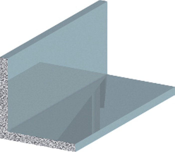 Listprofil - 25 x 25 mm x 2 m vinkel